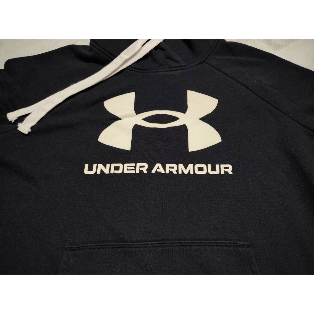 Under Armour Hoodie Sweatshirt Ladies M Black Outdoor Hiking Activity Warmth - Picture 5 of 8